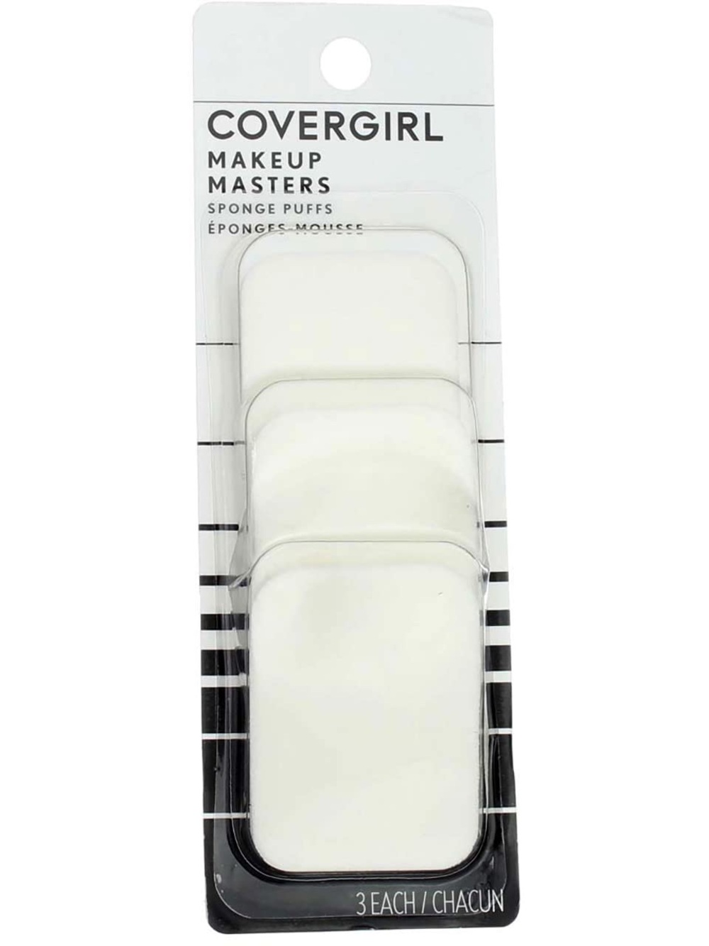 COVERGIRL White  Sponge Puffs - Pack of 3